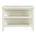 Elements International Stone Kitchen Island in White - Vida Furniture (Laredo,TX)