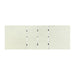 Elements International Stone Counter Height Dining Table in WhiteC - Vida Furniture (Laredo,TX)