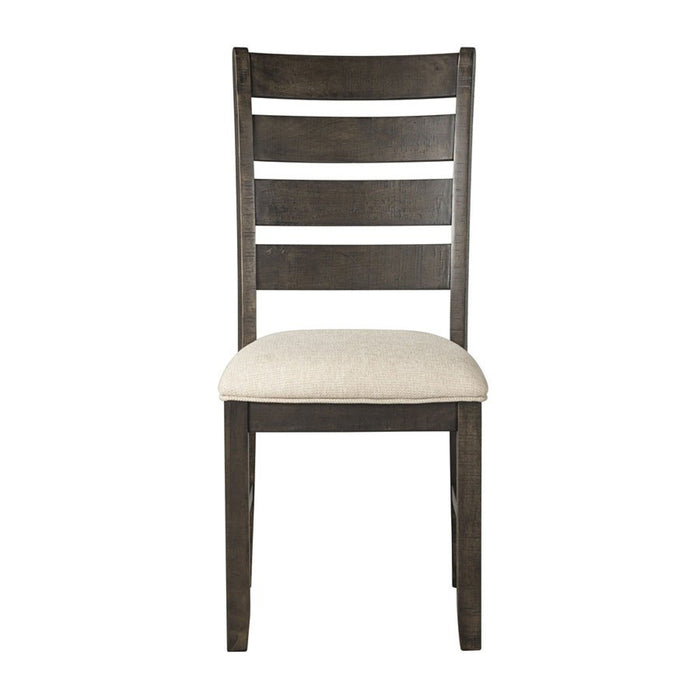 Elements International Sawyer Side Chair (Set of 2) in Smokey Dark Ash - Vida Furniture (Laredo,TX)