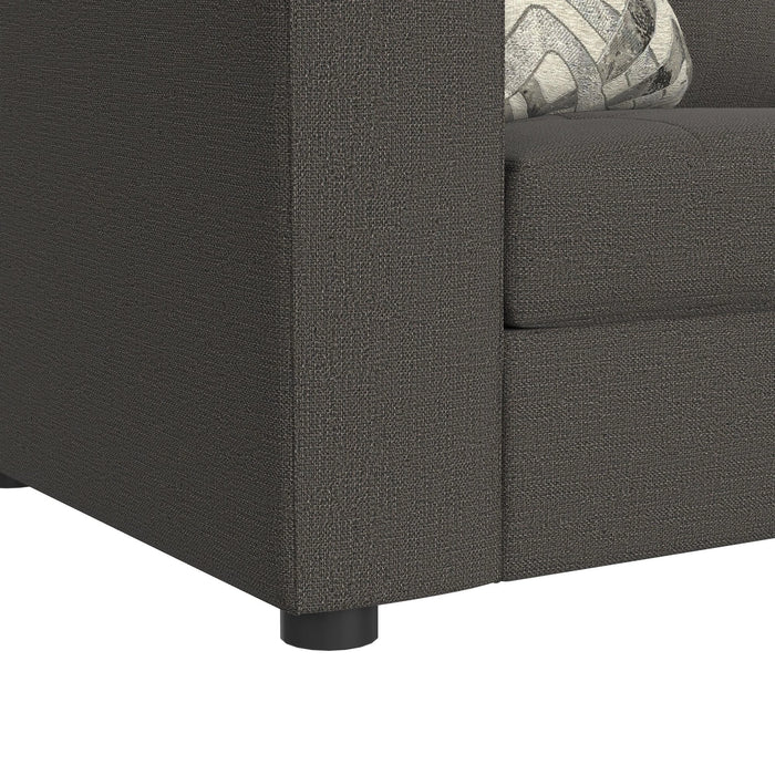 Options One 9PC Living Room Set in Palmer Plus Ash