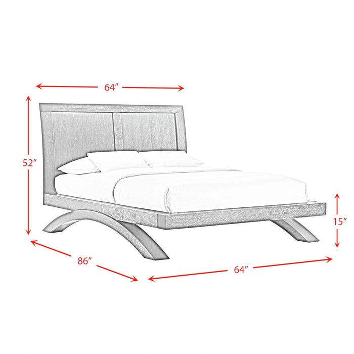 Allan Panel Bedroom Set in Black