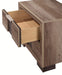 Crown Mark Furniture Rangley 2 Drawer Nightstand in Brown - Vida Furniture (Laredo,TX)