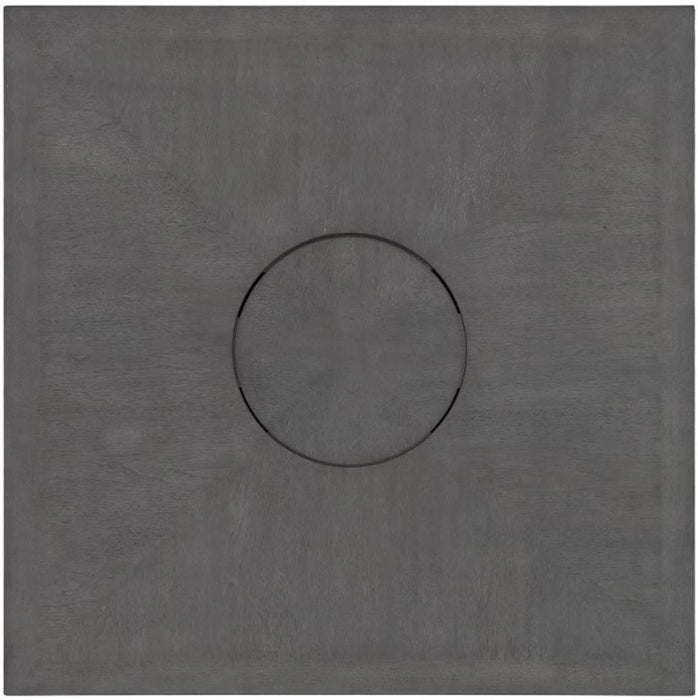 Elements International Seneca Counter Height Dining Table in Grey - Vida Furniture (Laredo,TX)