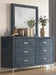 Crown Mark Furniture Lucinda 6 Drawer Dresser in Gray - Vida Furniture (Laredo,TX)