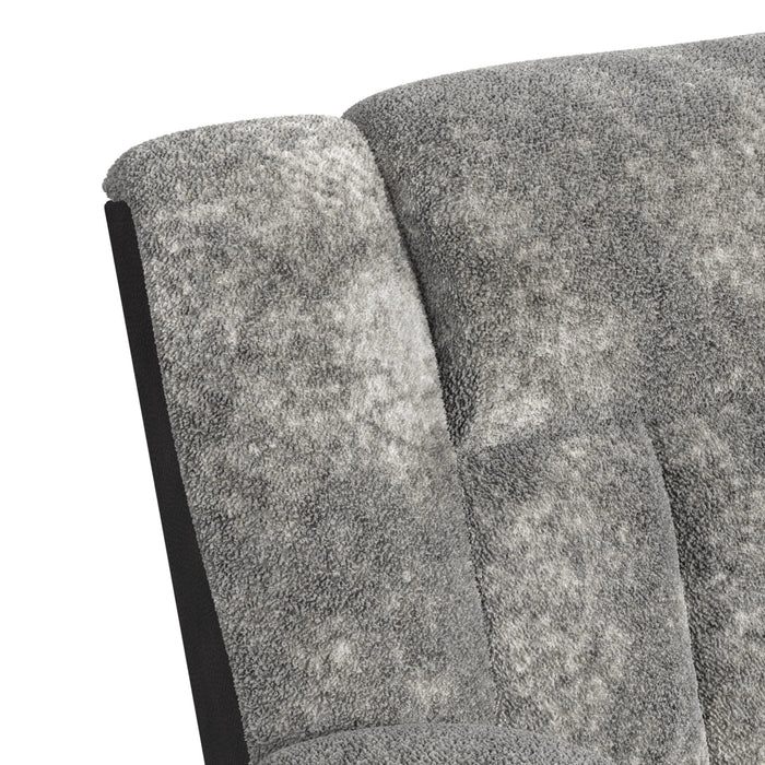 Santorini 6PC Motion Sectional Set in Dillon/Shire Grey