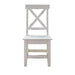 Elements International Britton Wooden Side Chair (Set of 2) in White - Vida Furniture (Laredo,TX)