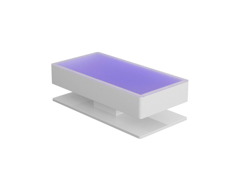 Galaxy Home Emma Coffe Table in White - Vida Furniture (Laredo,TX)