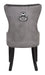 Galaxy Home Erica Wood Legs Dining Chair (Set of 2) in Dark Grey - Vida Furniture (Laredo,TX)