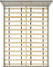 Elements International Ernesto Queen Panel Bed in Grey - Vida Furniture (Laredo,TX)