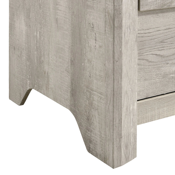 Ellen Panel Bedroom Set in White