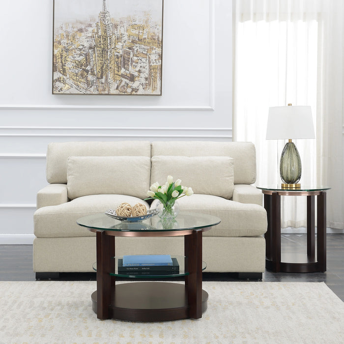 Elsa 2PC Occasional Table Set-Coffee Table & End Table