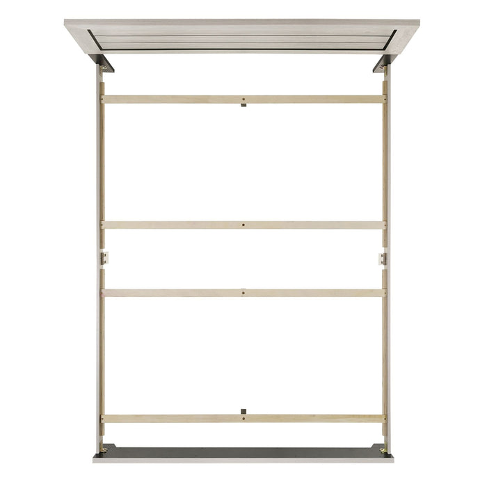Elements International Makayla Queen Panel Bed in Natural - Vida Furniture (Laredo,TX)