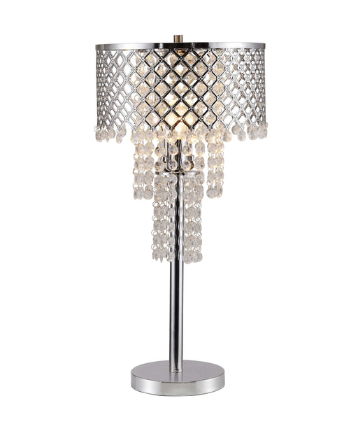 Crystal On Mesh Table Lamp 24 H - Vida Furniture (Laredo,TX)