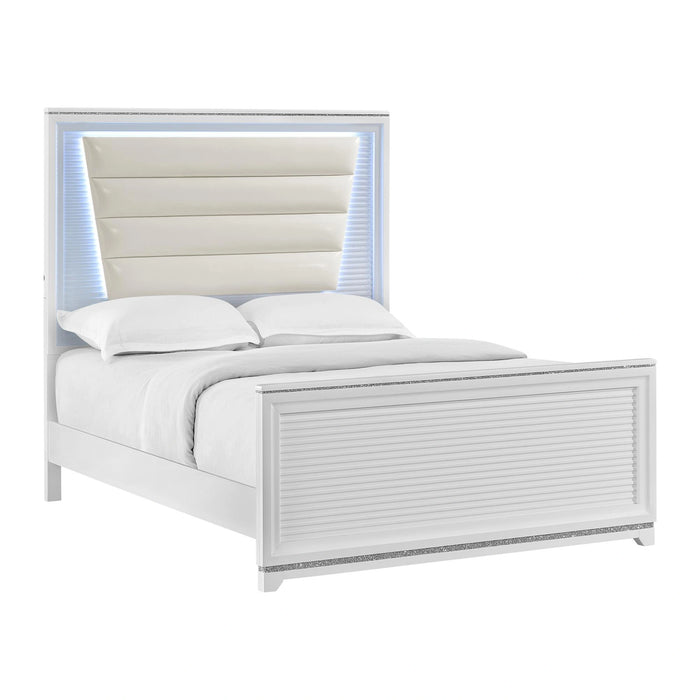 Denmark UPH Bedroom Set with Lights