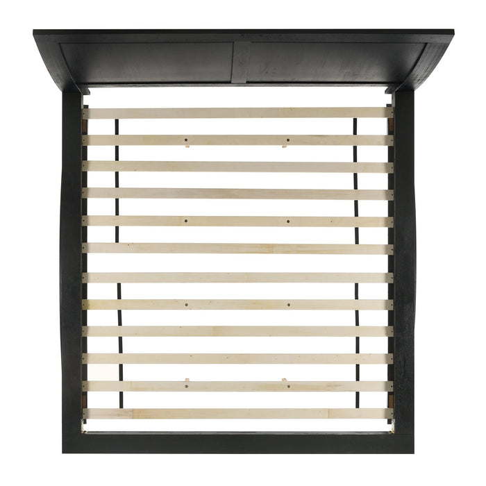 Allan Panel Bedroom Set in Black