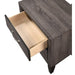 Crown Mark Akerson 2 Drawer Nightstand in Grey - Vida Furniture (Laredo,TX)