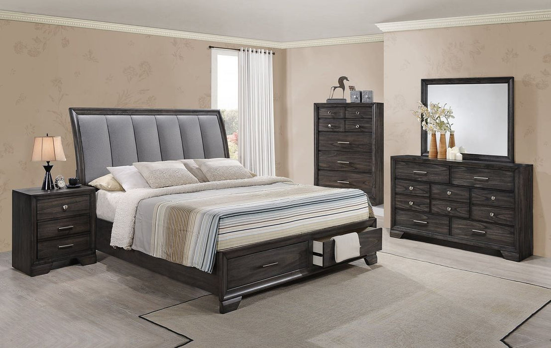 Crown Mark Jaymes Mirror in Dark Brown - Vida Furniture (Laredo,TX)