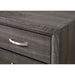Crown Mark Akerson 2 Drawer Nightstand in Grey - Vida Furniture (Laredo,TX)