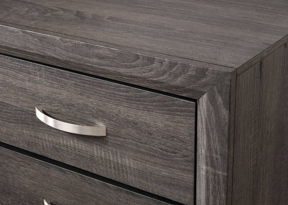 Crown Mark Akerson 6 Drawer Dresser in Grey - Vida Furniture (Laredo,TX)