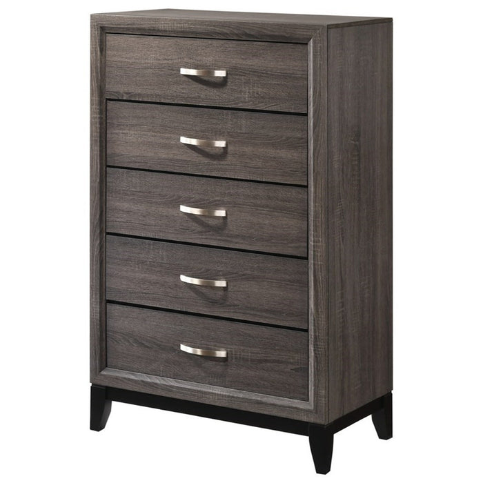 Crown Mark Akerson Chest in Grey - Vida Furniture (Laredo,TX)
