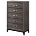 Crown Mark Akerson Chest in Grey - Vida Furniture (Laredo,TX)
