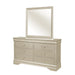 Crown Mark Louis Philip Mirror in Champagne - Vida Furniture (Laredo,TX)