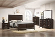 Elements International Beaumont Youth Dresser in Merlot - Vida Furniture (Laredo,TX)