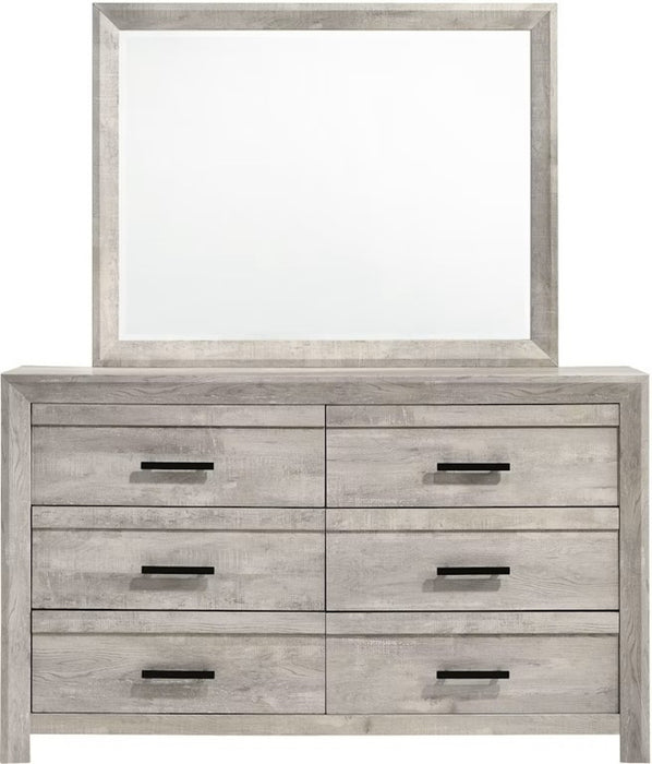 Elements International Ellen Dresser in White - Vida Furniture (Laredo,TX)