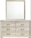 Elements International Fort Worth Dresser in White - Vida Furniture (Laredo,TX)
