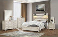Elements International Fort Worth Chest in White - Vida Furniture (Laredo,TX)
