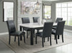 Elements International Francesca Meridian Side Chair (Set of 2) in Black - Vida Furniture (Laredo,TX)