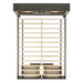 Elements International Sasha King Music Bed in Charcoal - Vida Furniture (Laredo,TX)
