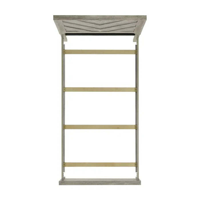 Elements International Ellen Twin Panel Bed in White EL700TB - Vida Furniture (Laredo,TX)
