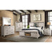 Elements International Scott Nightstand in White - Vida Furniture (Laredo,TX)