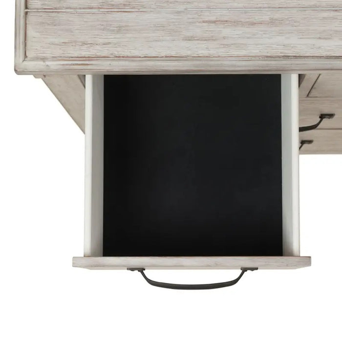 Elements International Scott Chest in White - Vida Furniture (Laredo,TX)