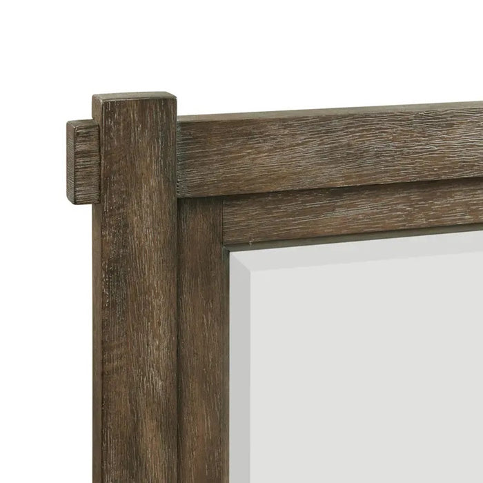 Elements International Scott Mirror in Dark - Vida Furniture (Laredo,TX)