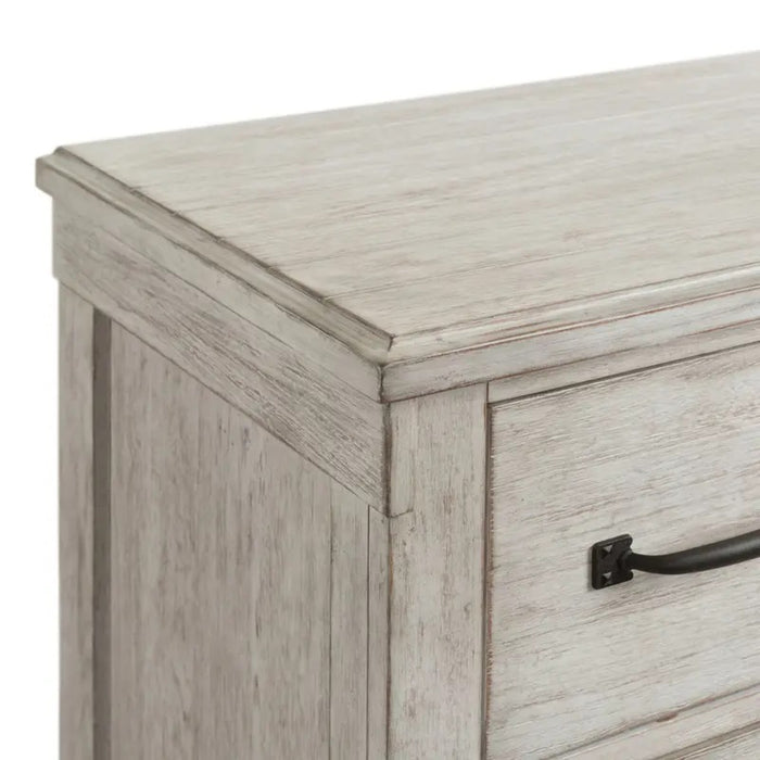Elements International Scott Chest in White - Vida Furniture (Laredo,TX)