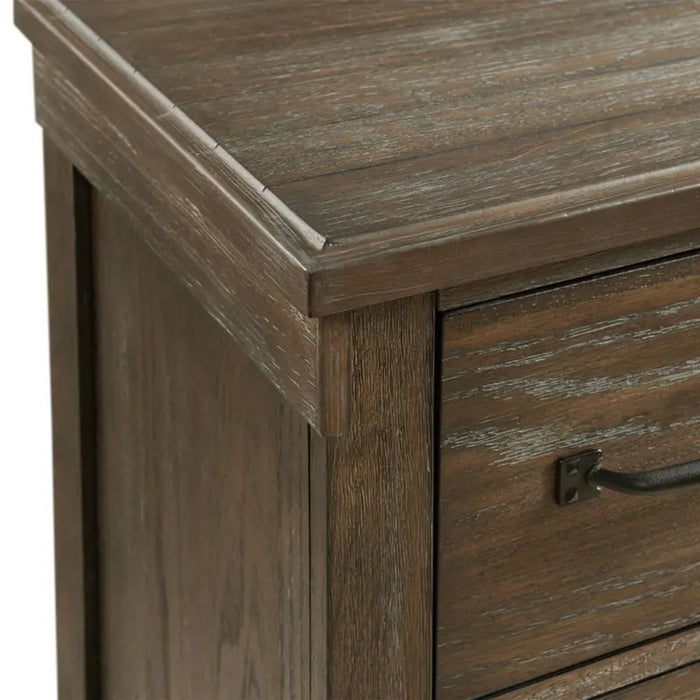Elements International Scott Chest in Dark - Vida Furniture (Laredo,TX)