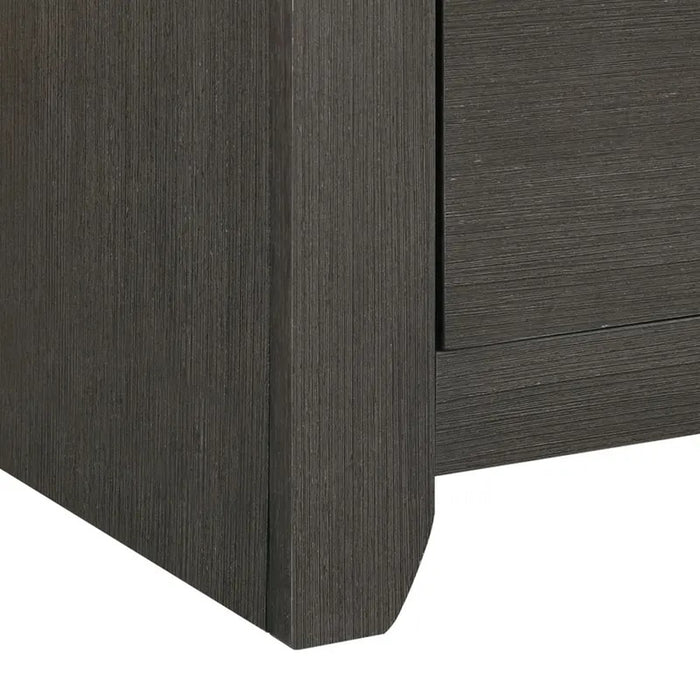 Elements International Sasha Chest in Charcoal - Vida Furniture (Laredo,TX)
