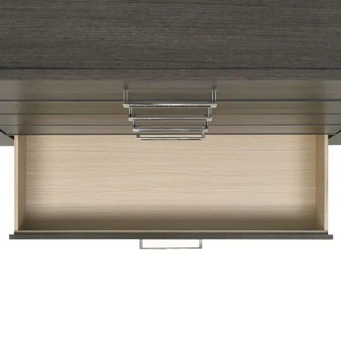 Elements International Sasha Dresser in Charcoal - Vida Furniture (Laredo,TX)