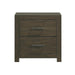 Elements International Hendricks Youth Nightstand in Brown Grey - Vida Furniture (Laredo,TX)