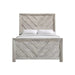 Elements International Ellen Queen Panel Bed in White - Vida Furniture (Laredo,TX)