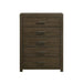 Elements International Hendricks Youth Chest in Brown Grey - Vida Furniture (Laredo,TX)