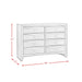 Elements International Emily 8 Drawer Dresser in Black EM800DR - Vida Furniture (Laredo,TX)