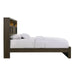 Elements International Hendricks Queen Music Bed in Brown Grey - Vida Furniture (Laredo,TX)