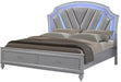 Galaxy Home Amber King Storage Bed in Silver GHF-808857661128 - Vida Furniture (Laredo,TX)