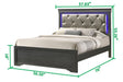 Galaxy Home Brooklyn Full Bed in Gray - Vida Furniture (Laredo,TX)