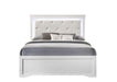 Galaxy Home Brooklyn King Bed in White - Vida Furniture (Laredo,TX)