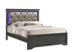 Galaxy Home Brooklyn Queen Bed in Gray - Vida Furniture (Laredo,TX)
