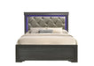 Galaxy Home Brooklyn Twin Bed in Gray - Vida Furniture (Laredo,TX)